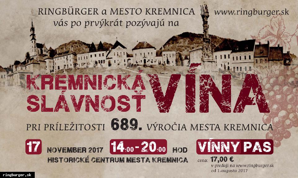 Festival Kremnická slávnosť vína 2017