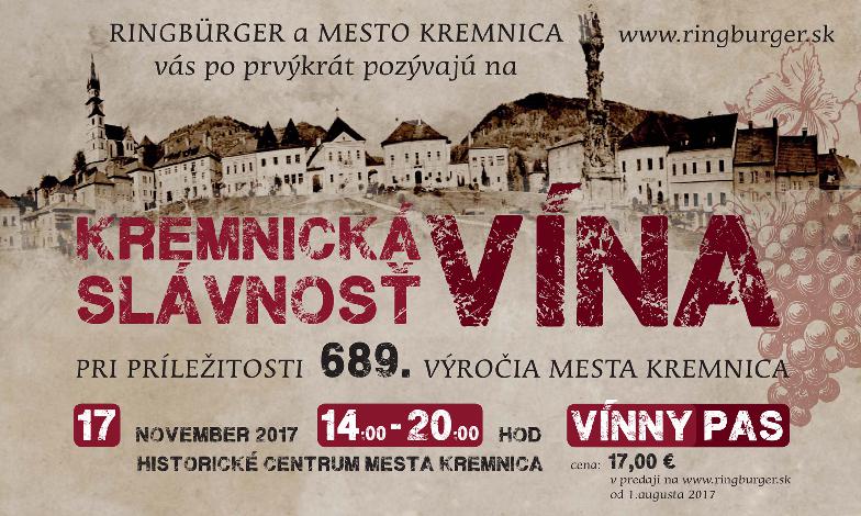 Festival Kremnická slávnosť vína 2017
